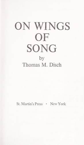 Cover of On Wings of Song