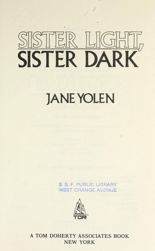 Cover of Sister Light, Sister Dark