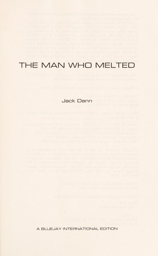 Cover of The Man Who Melted