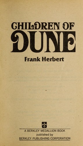 Cover of Children of Dune